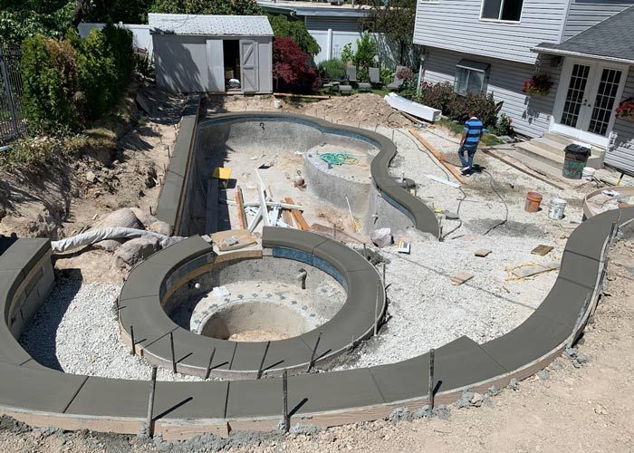 installing the coping