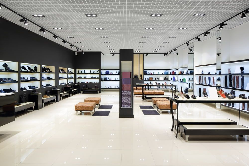 A Shoe Store With a Lot of Shoes on the Shelves — Gray Projects in Woodford, QLD