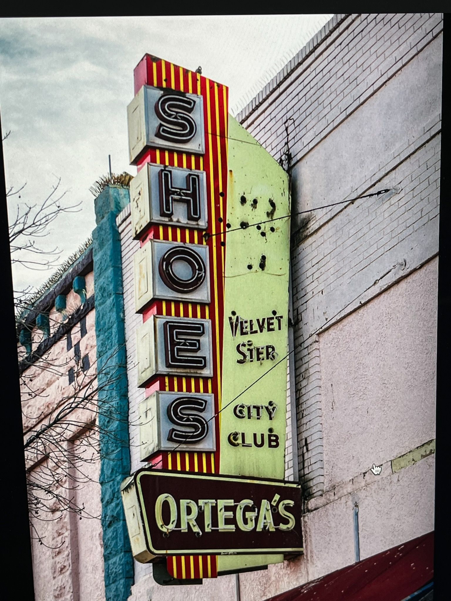 Neon sign for 