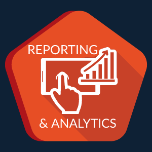 Reporting and Analytics Network Icon