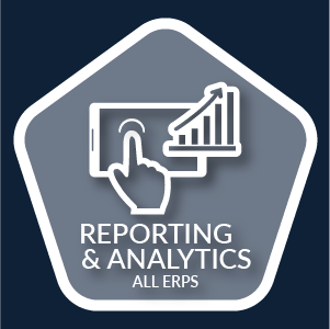 Reporting and Analytics Network Icon
