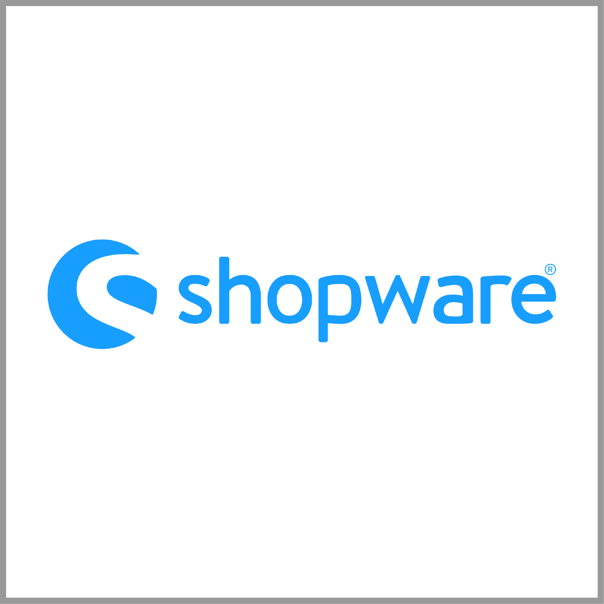 Shopware logo: blue