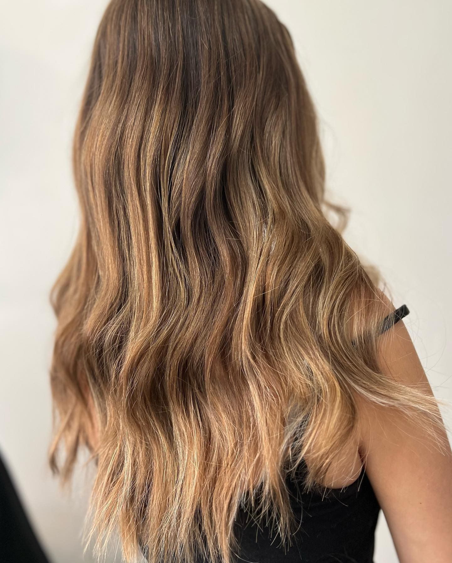Woman's Hair, Styled in a Crimped Wave Pattern — 5th Ave Hair Lounge in Caloundra, QLD