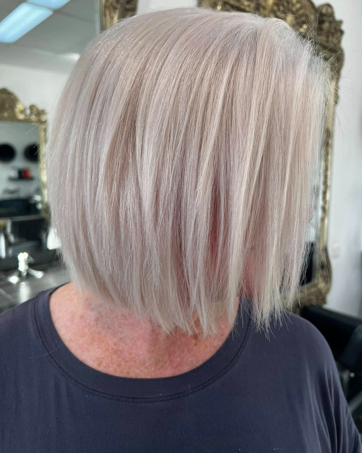 Woman With Short, Light Blonde Hair — 5th Ave Hair Lounge in Caloundra, QLD