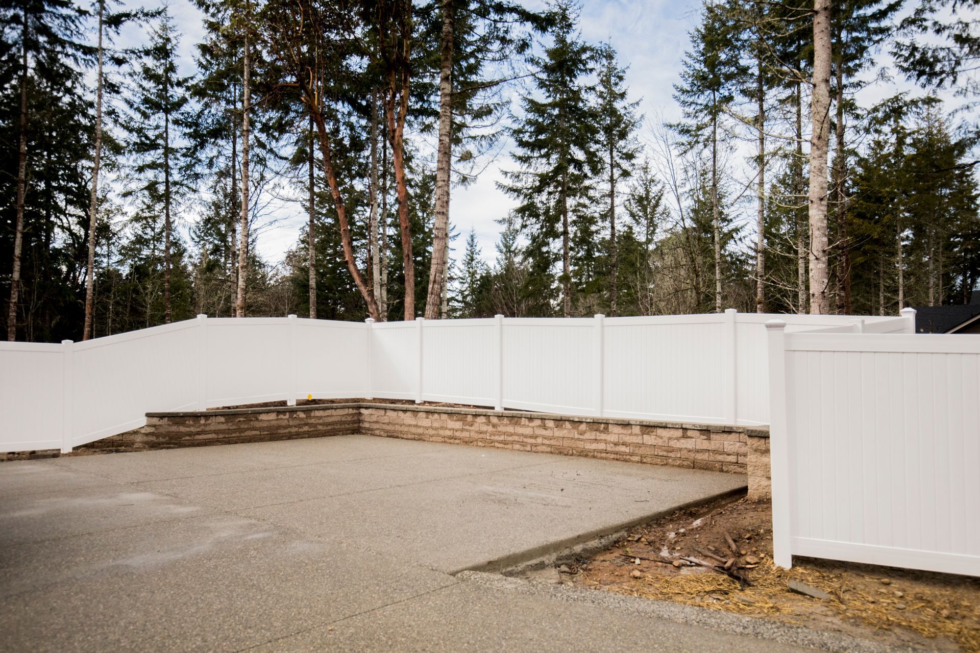 White Vinyl Fencing