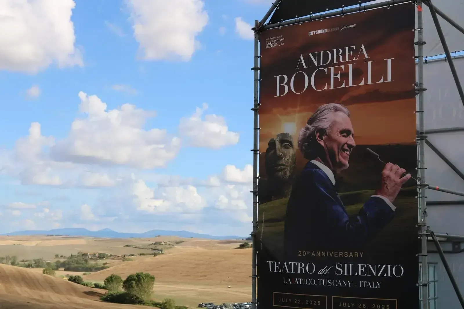 Catering for Andrea Bocelli Dinner