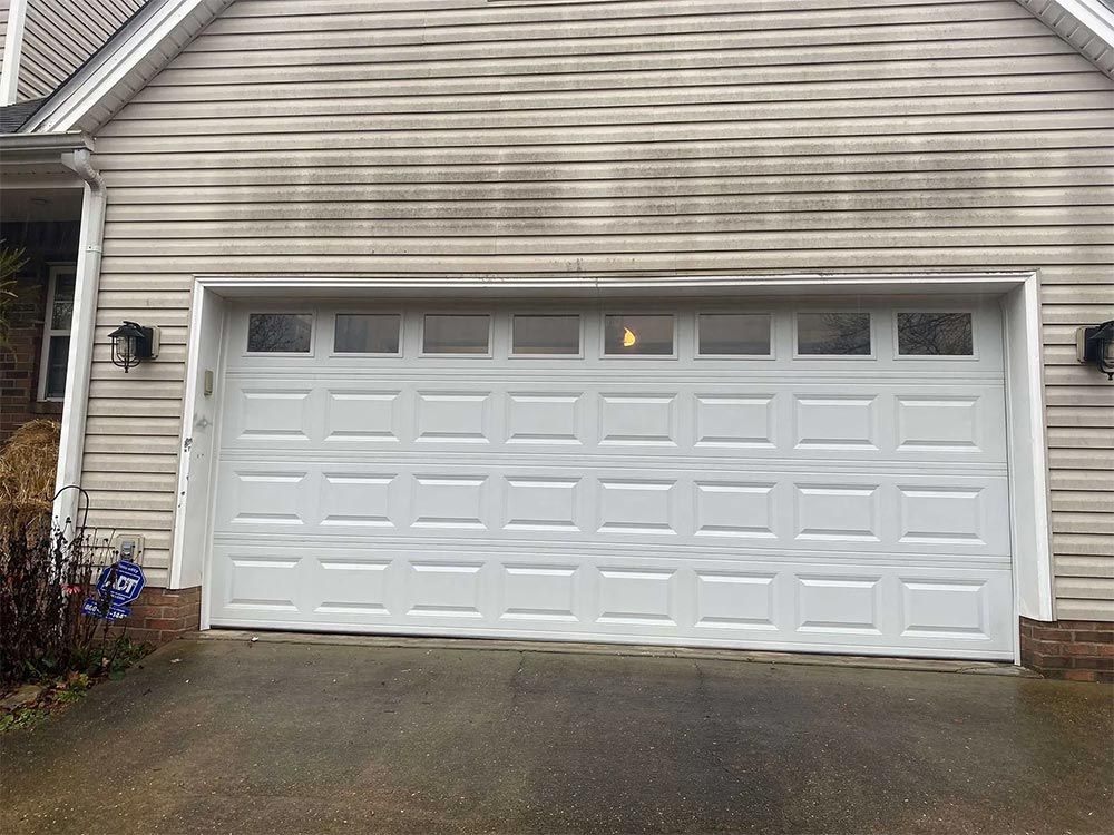 White Garage Door