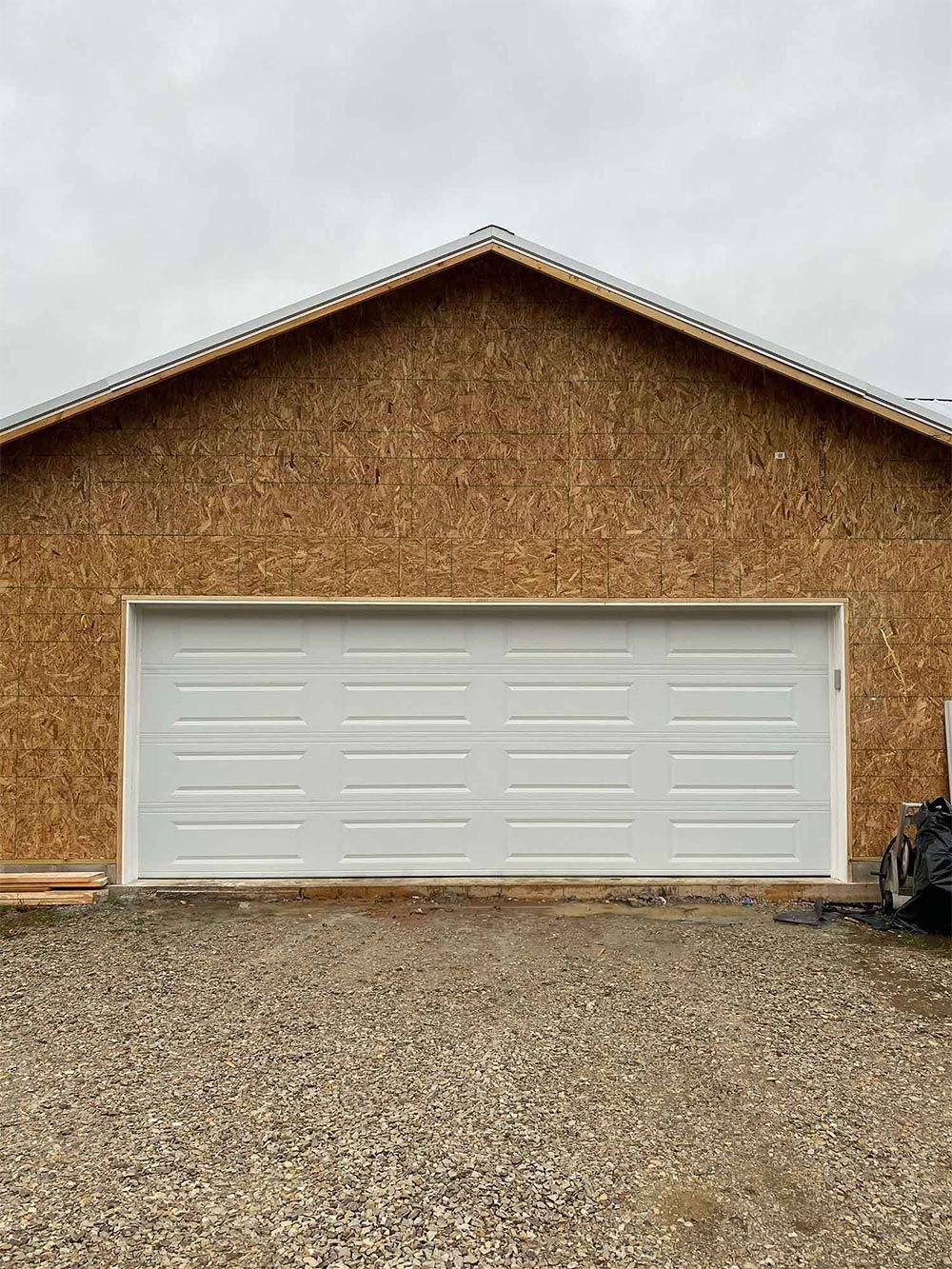 White Garage Door