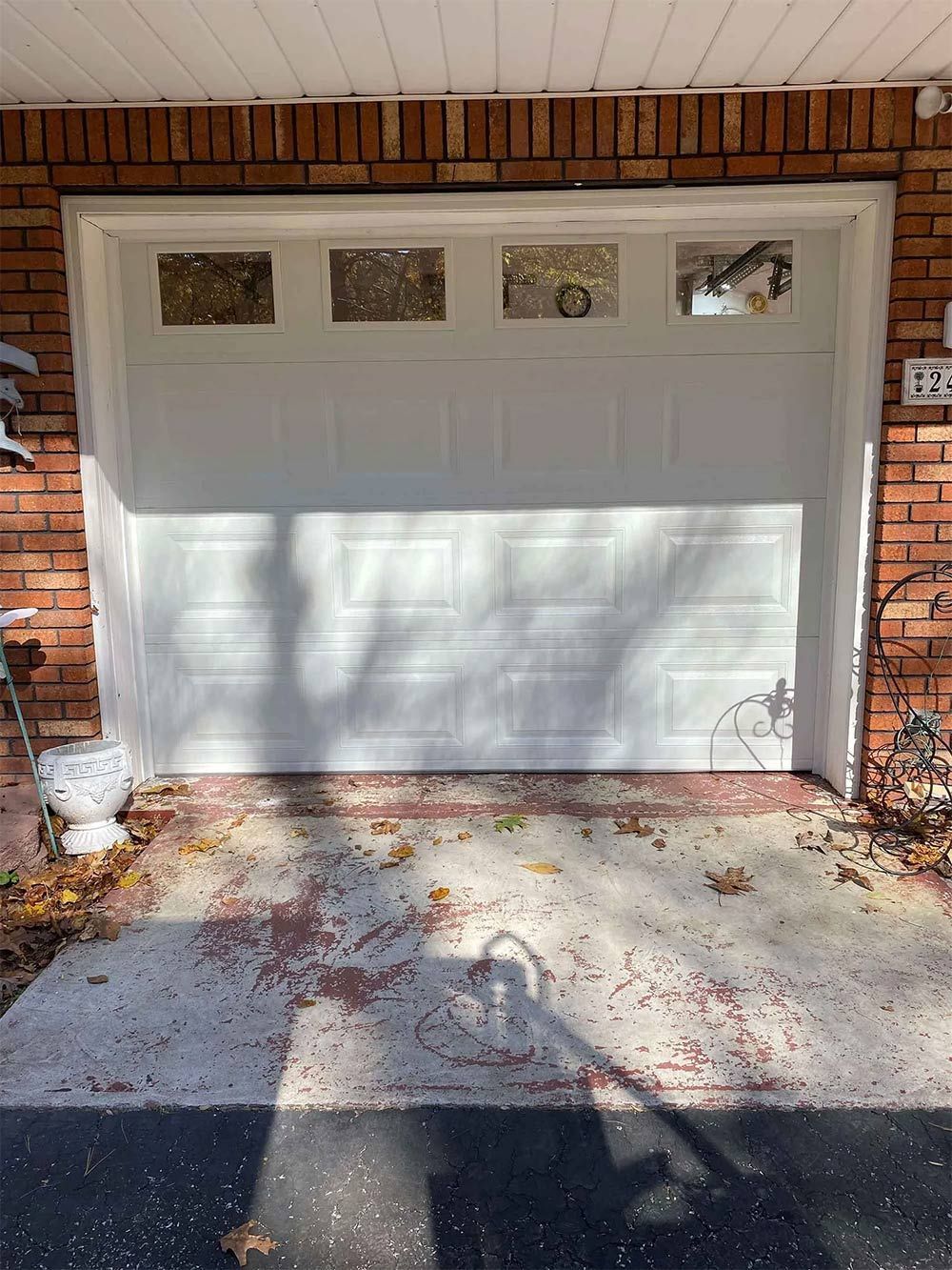 White Garage Door