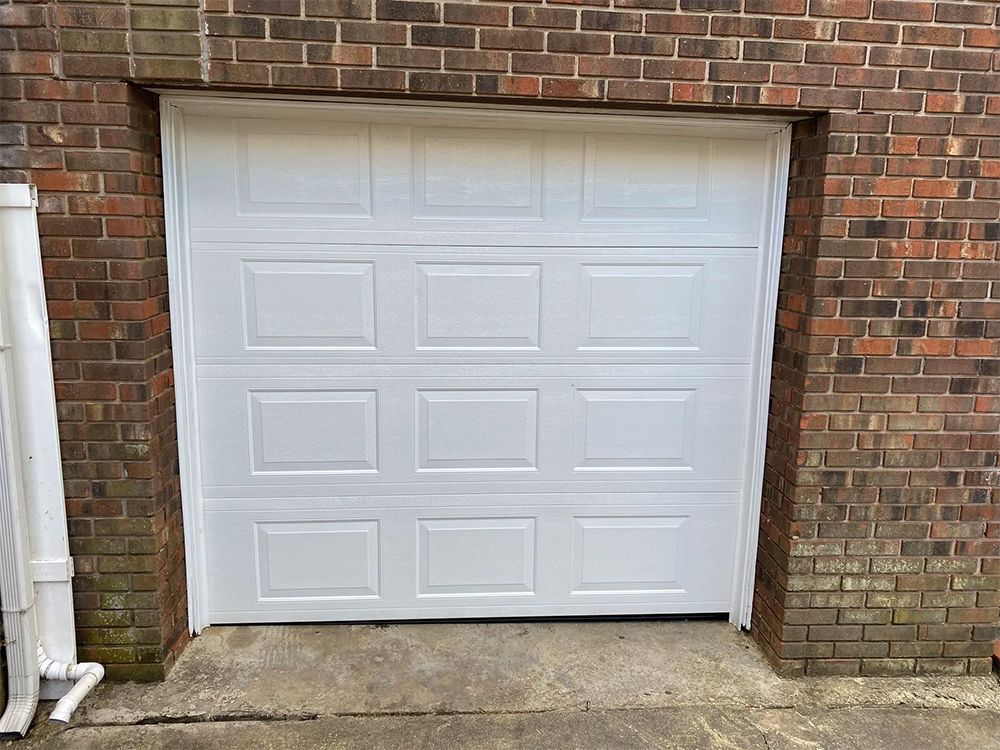 White Garage Door