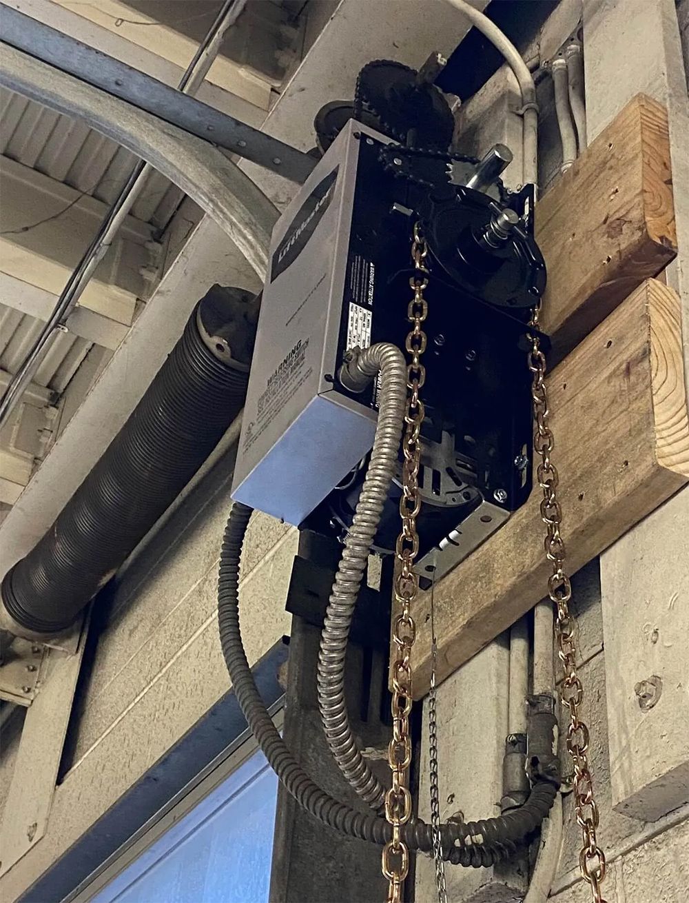Automatic Machine On Garage Door