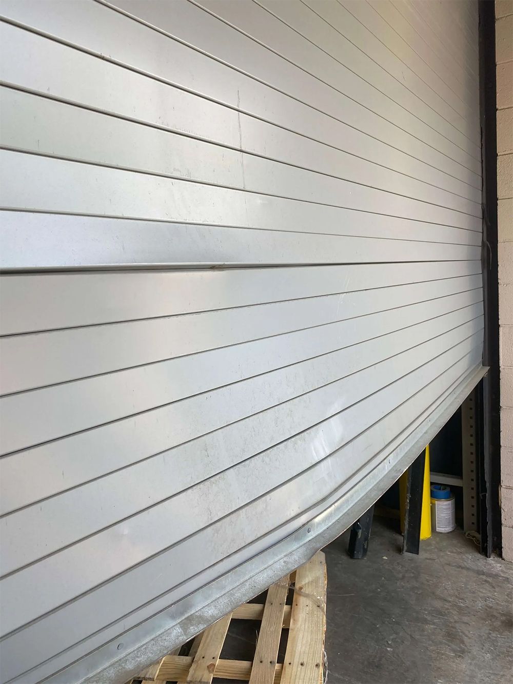 Close Up Shot Of Garage