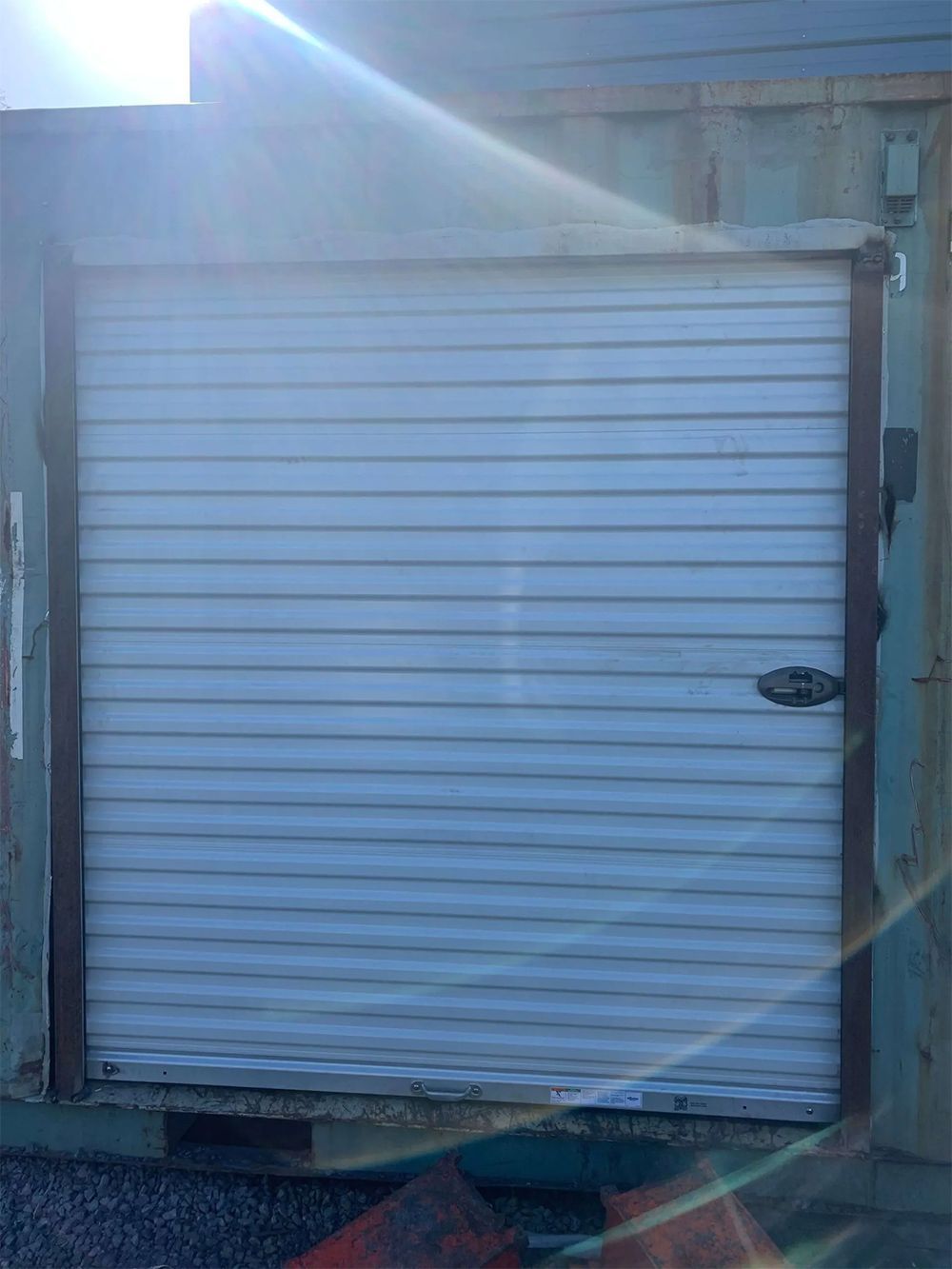 White Garage Door