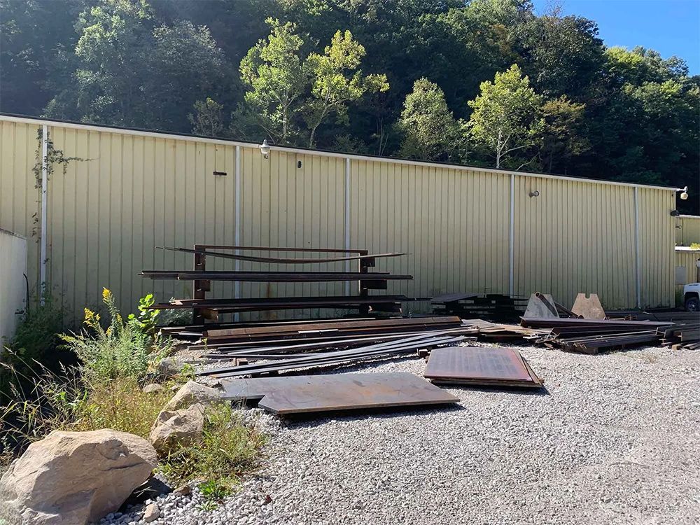 Pile Of Metal Sheets