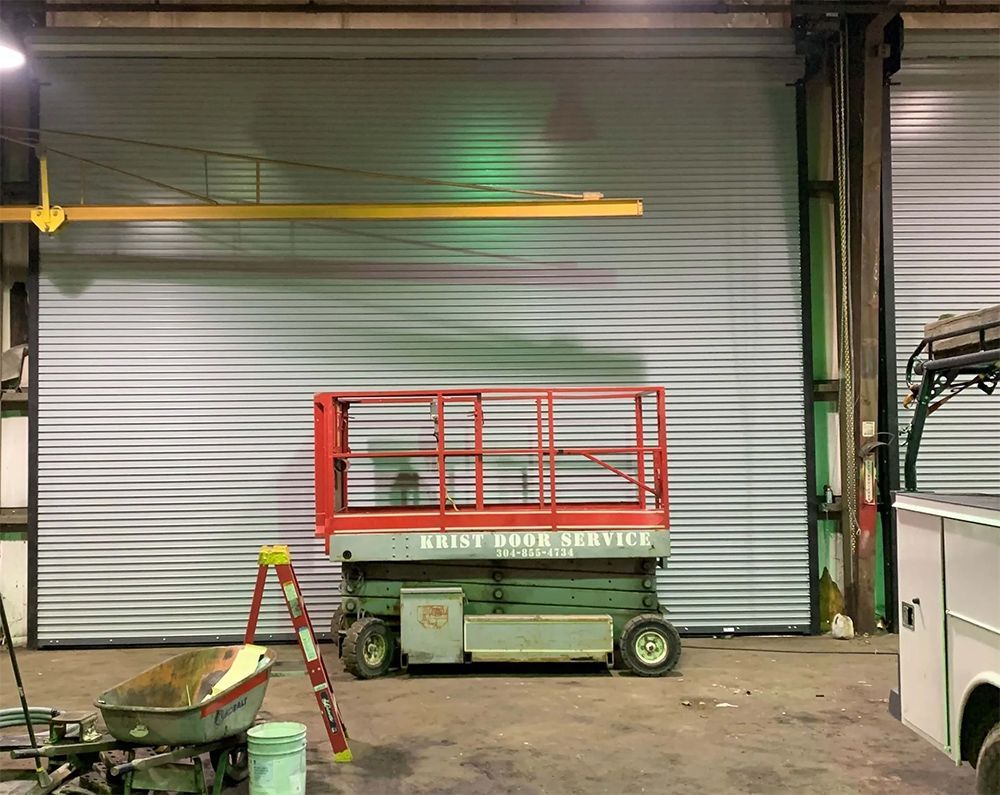 Lift Parked On Garage