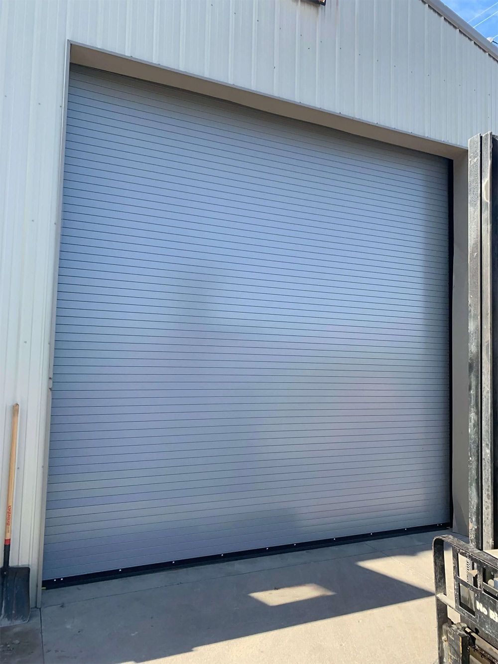 White Garage Door