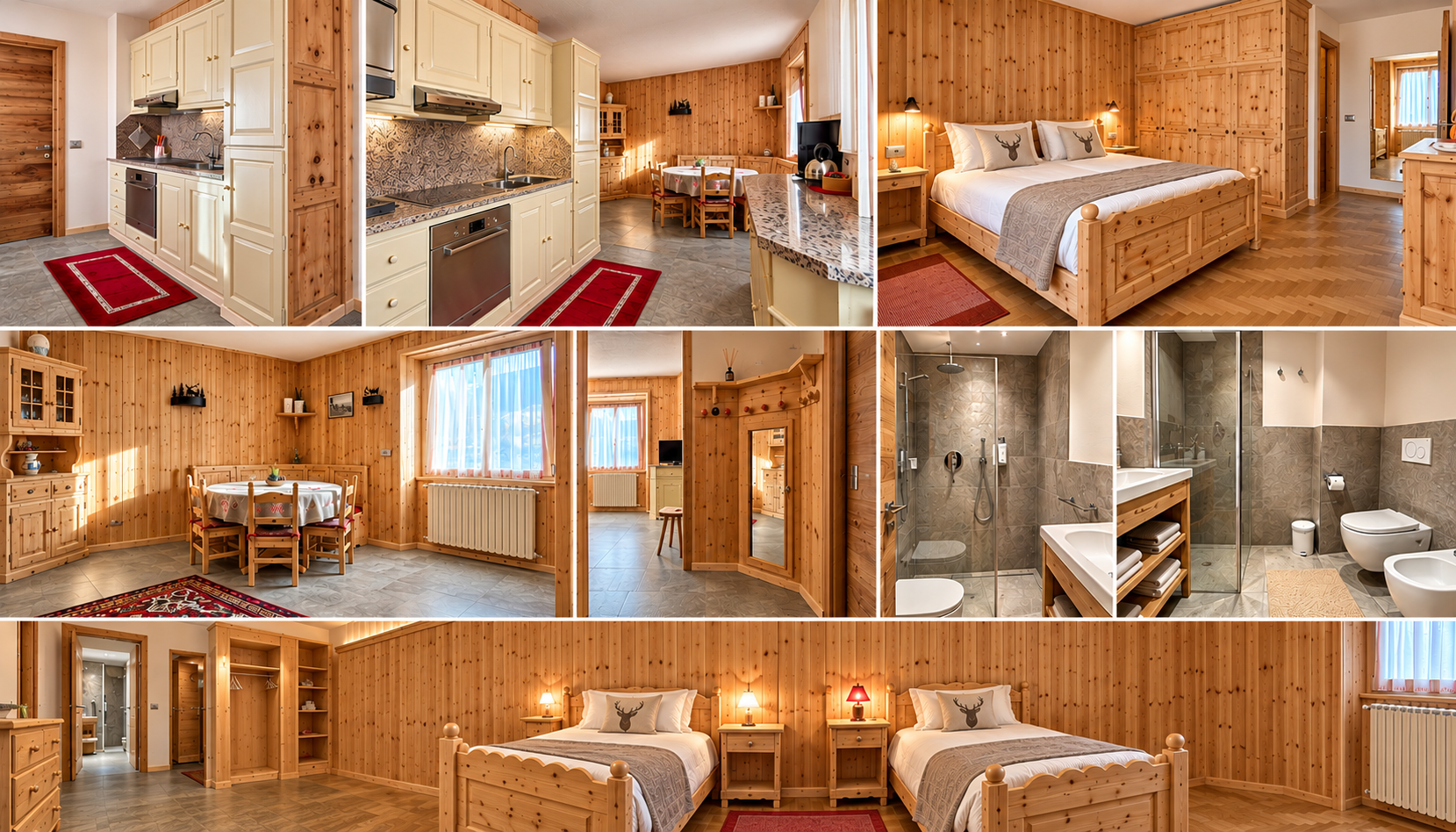 Bedroom of apartment Cervo