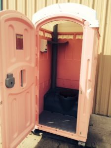 Open Portable Toilet — Albuquerque, NM — AAA Pumping Service Inc.