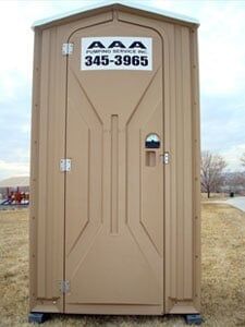 Modern Portable Restroom — Albuquerque, NM — AAA Pumping Service Inc.