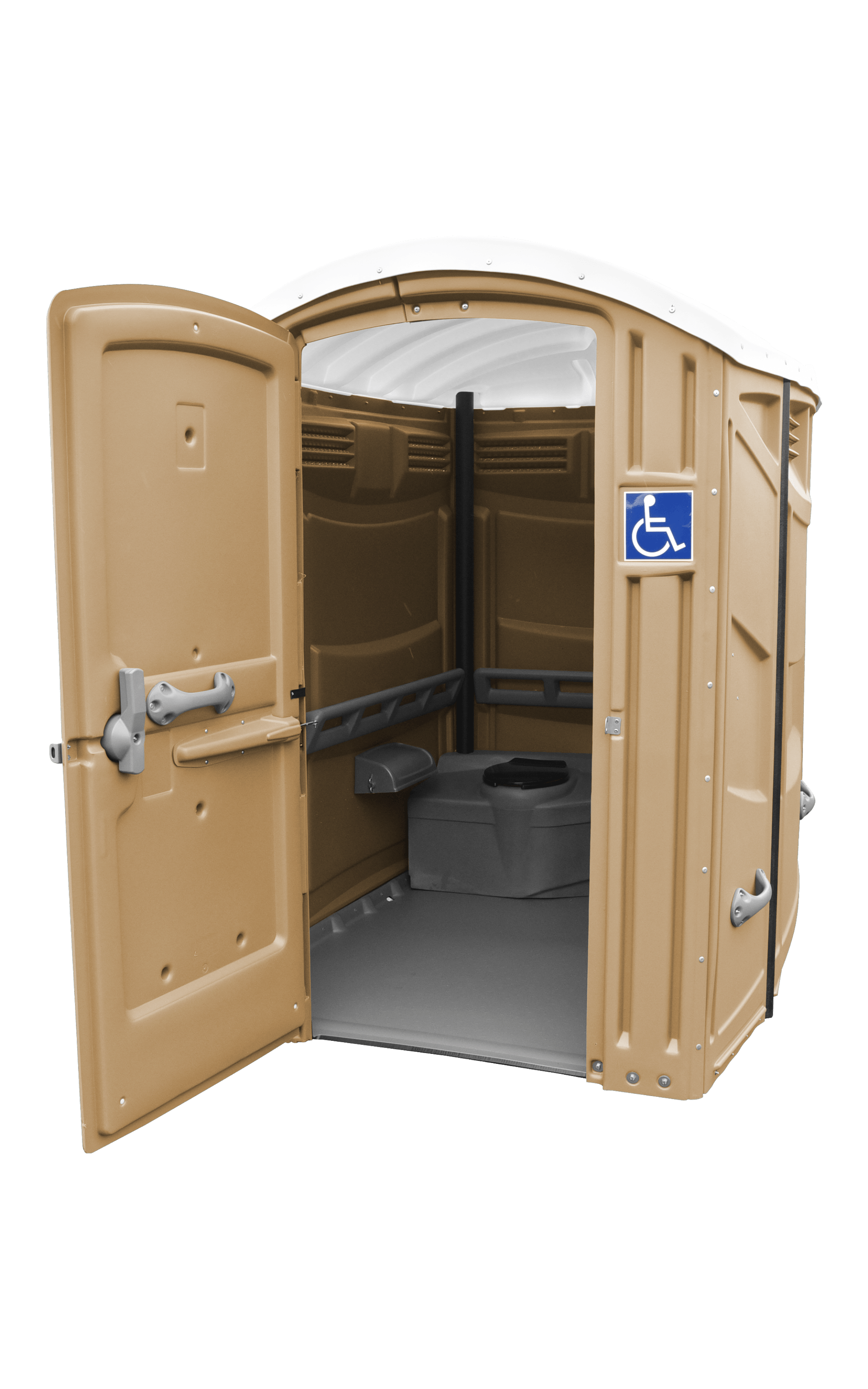 Blue Restroom — Albuquerque, NM — AAA Pumping Service Inc.