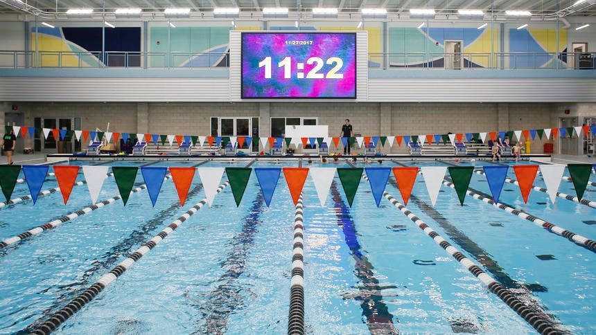 ymca pools built