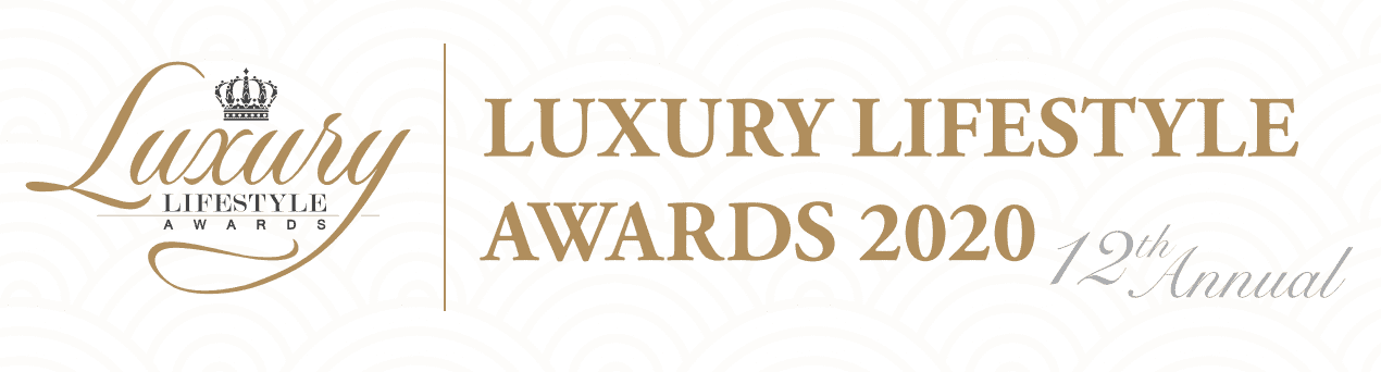 Luxury Lifestyle Awards 2020 badge honouring Pure Shores Villa as a top luxury villa in the Philippines
