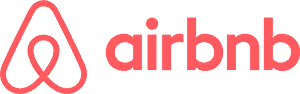 Airbnb logo featuring Pure Shores Villa as a top-rated private villa rental in Bohol Philippines
