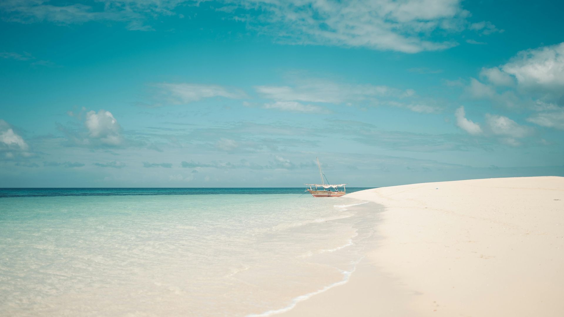 Beautiful view of the beach