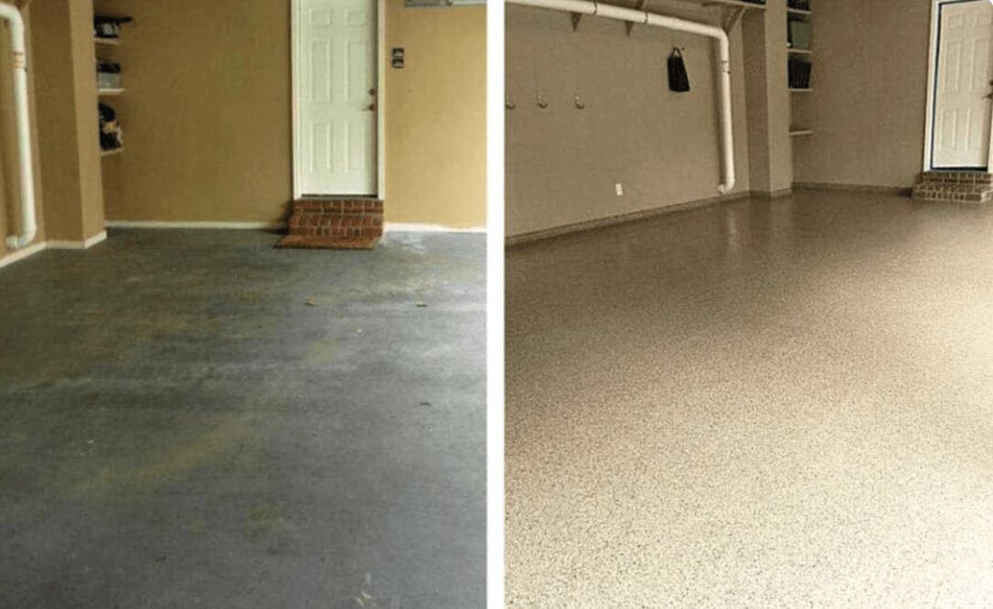 epoxy contractor repairs old concrete in menifee CA