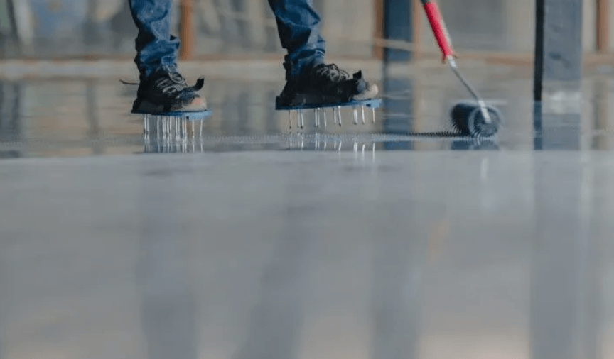 Warehouse gets a fresh new epoxy floor in menifee, CA