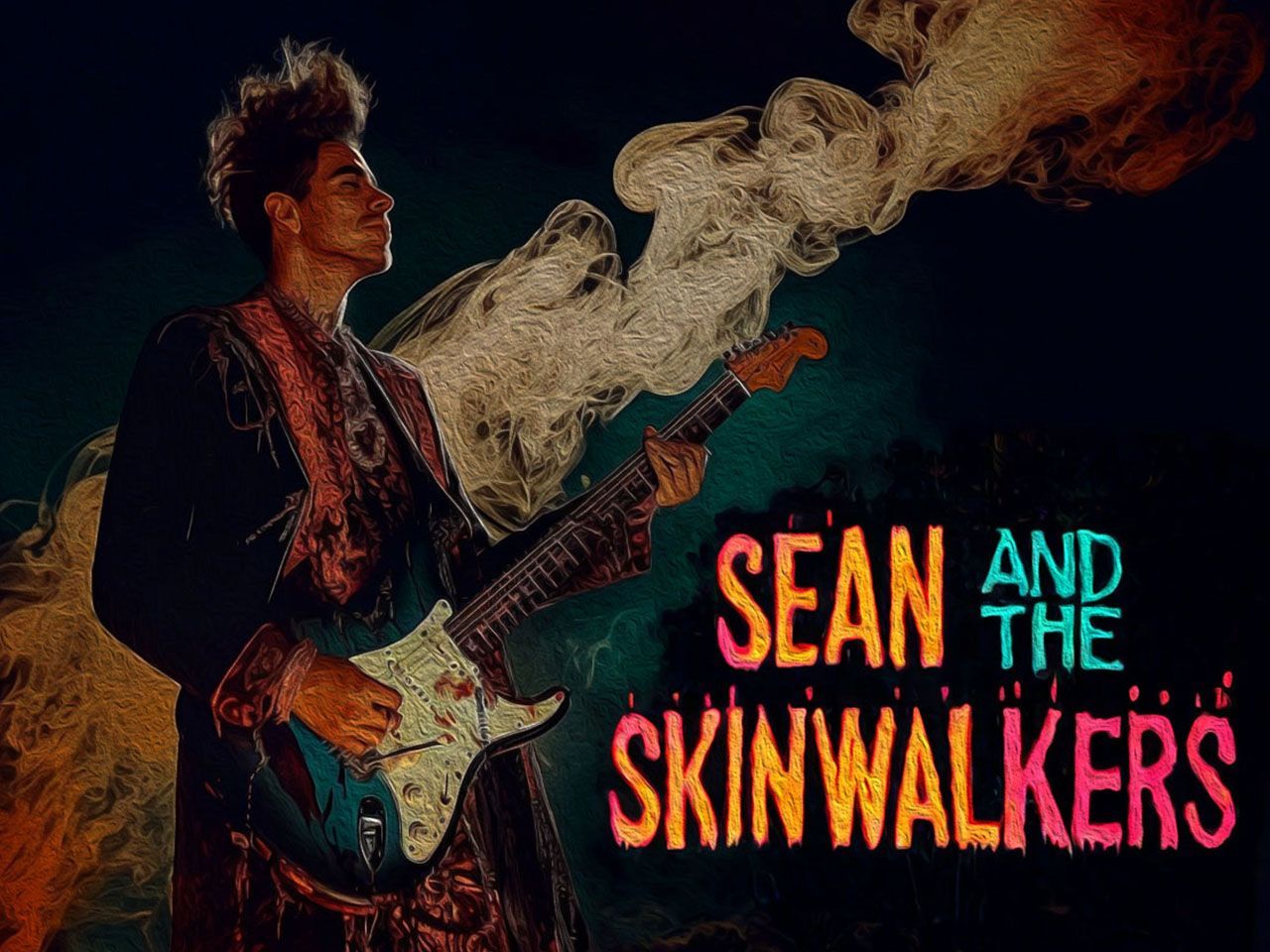 Sean and the Skinwalkers performing live rock and blues music at The General Historic Bar in Marina California.