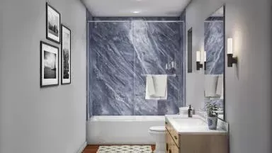 Modern bathroom remodel completed in Lehi Utah