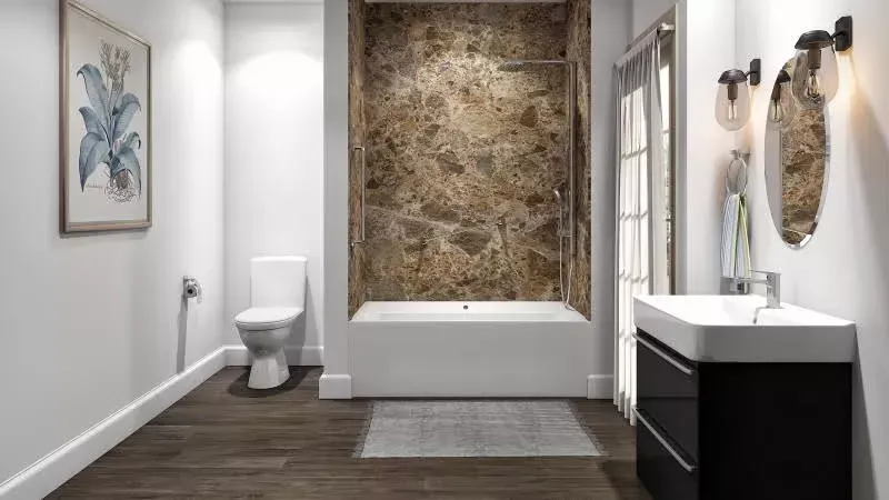 Bathroom remodel project in Lehi Utah