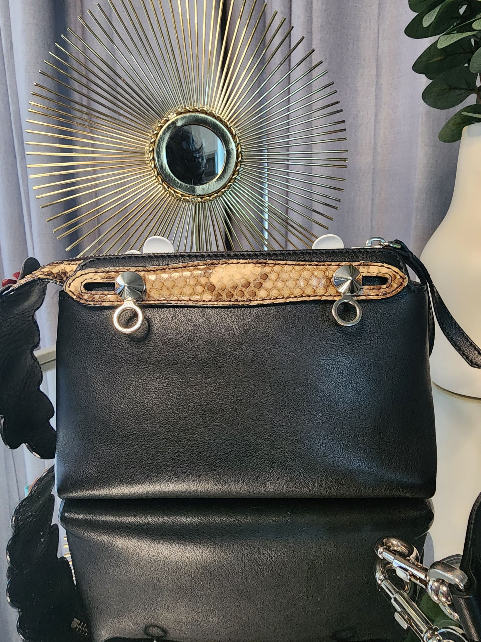 Fendi Exotic Leather By The Way Crossbody Bag