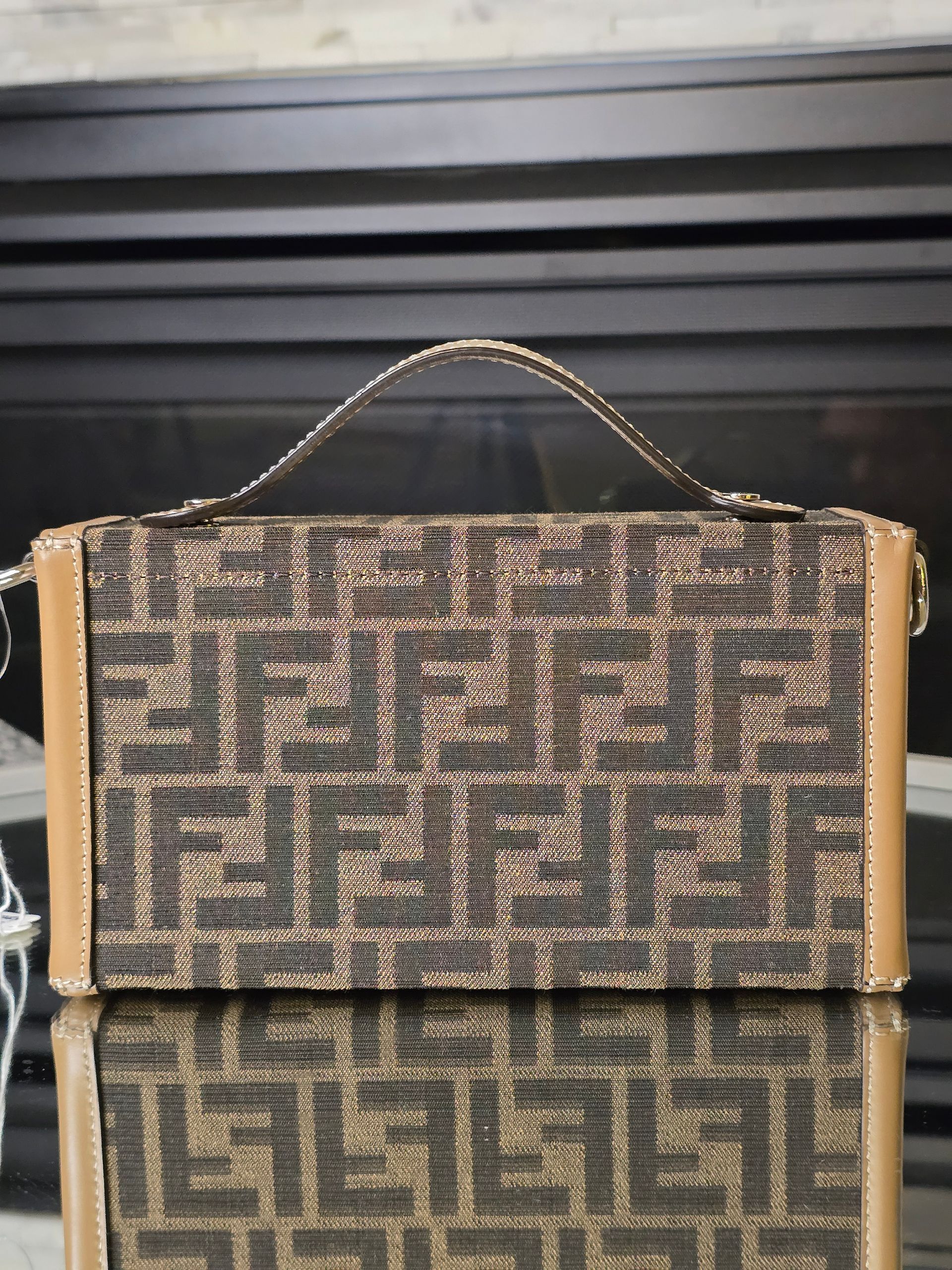 Fendi Zucca Trunk Crossbody Bag