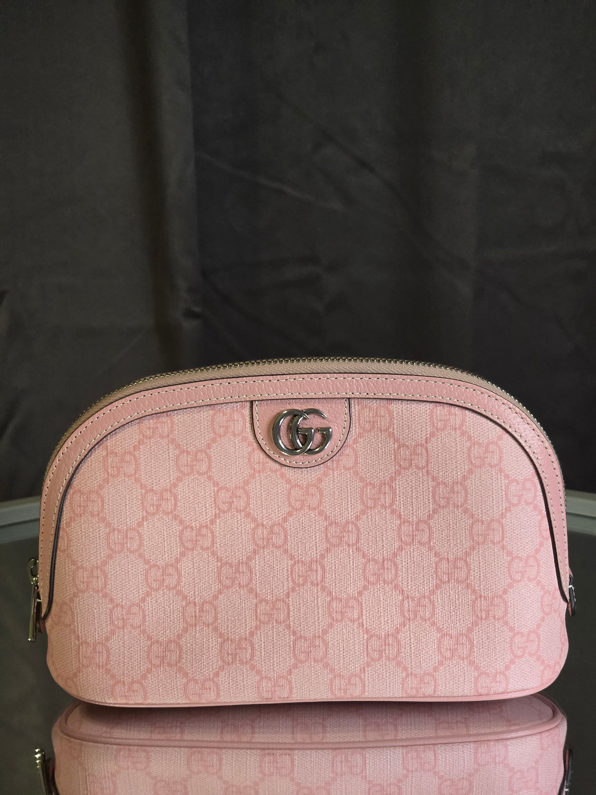 Gucci Ophidia GG Pink Cosmetic Bag