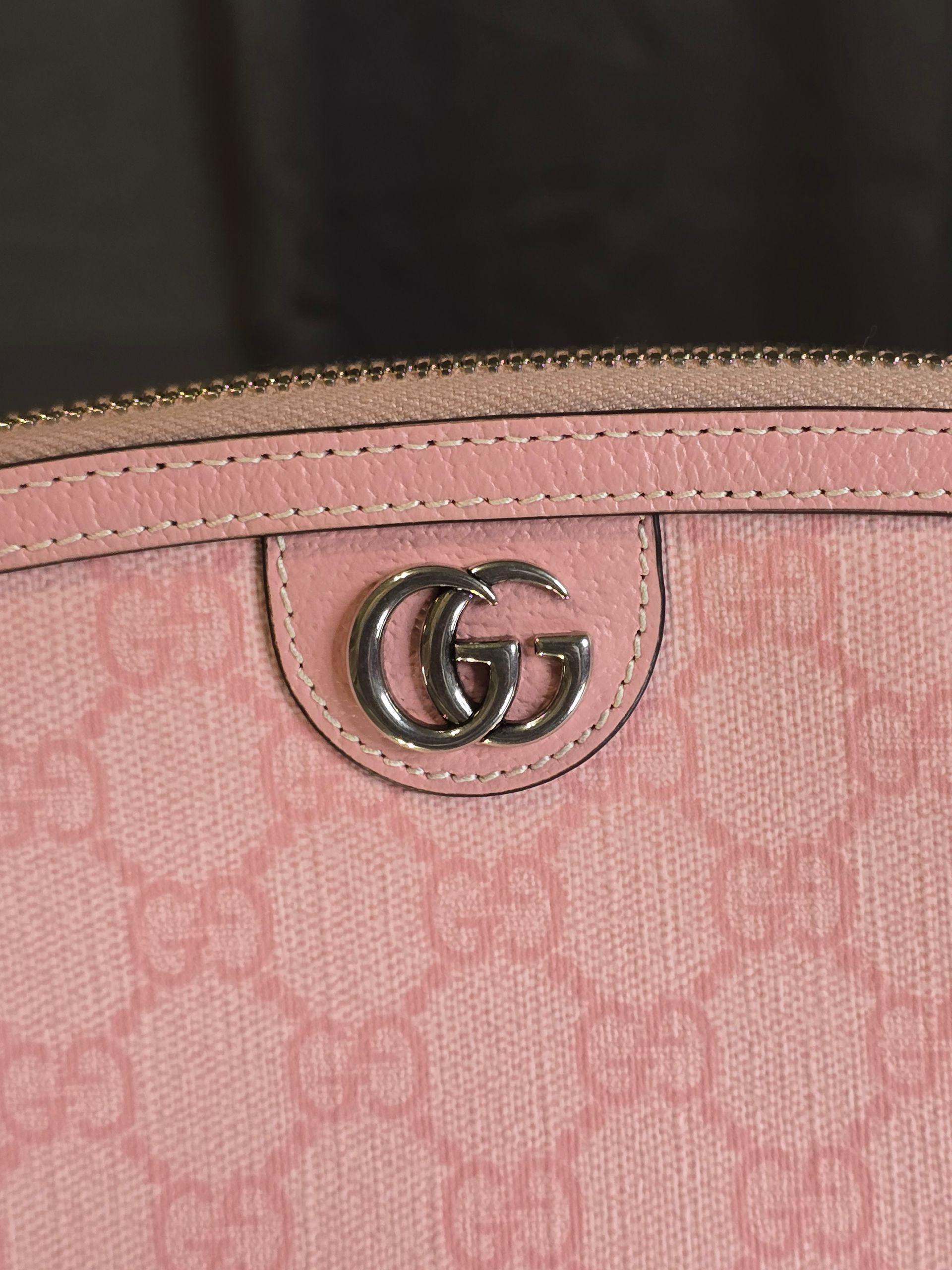 Gucci Ophidia GG Pink Cosmetic Bag