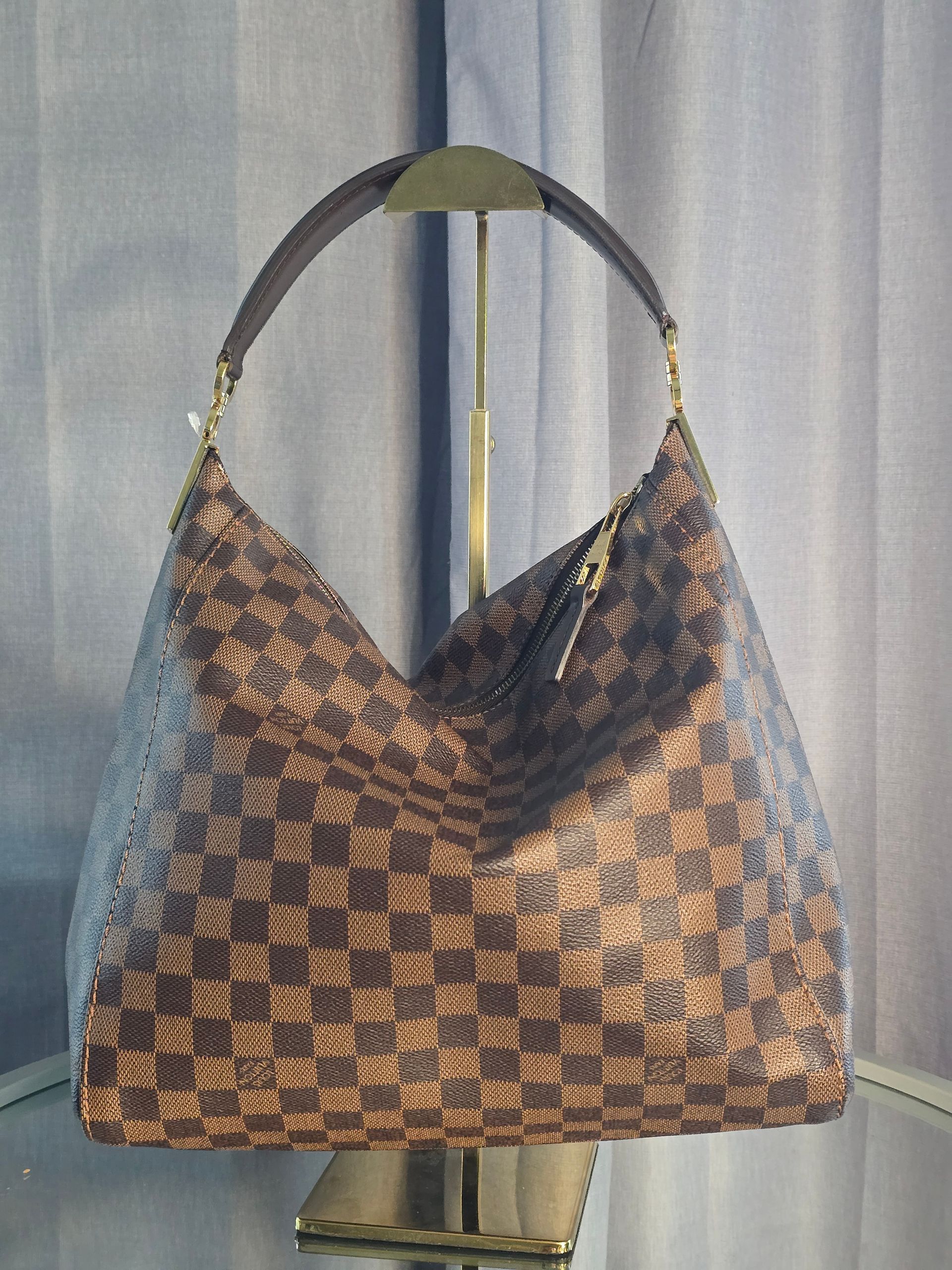 Louis Vuitton Damier Ebene Canvas Portobello GM