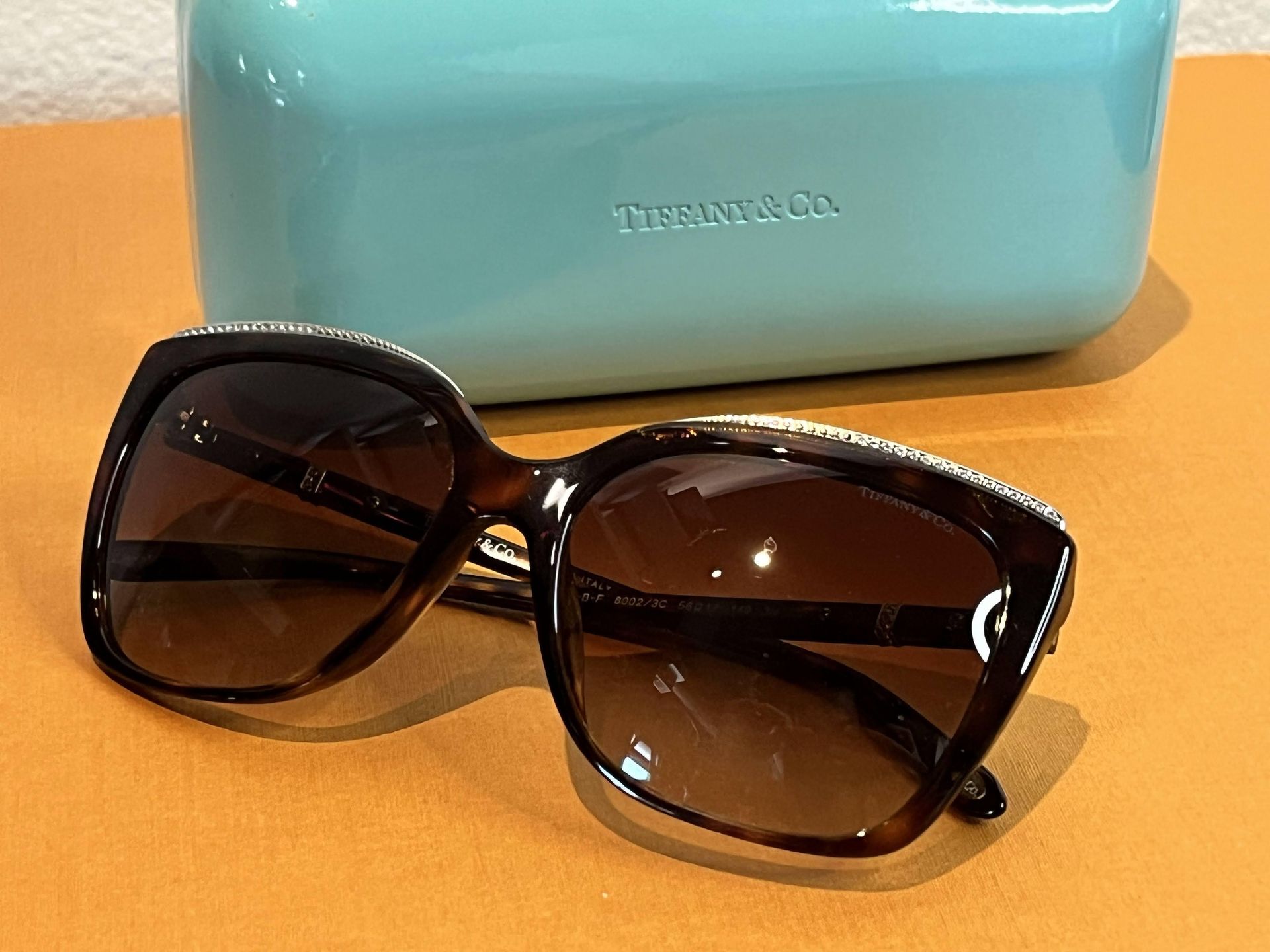 Tiffany Rhinestone Tortoiseshell Women's Sunglasses