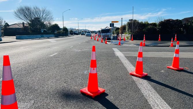 Traffic setup in Oamaru