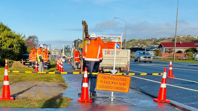 Traffic management setup in oamaru