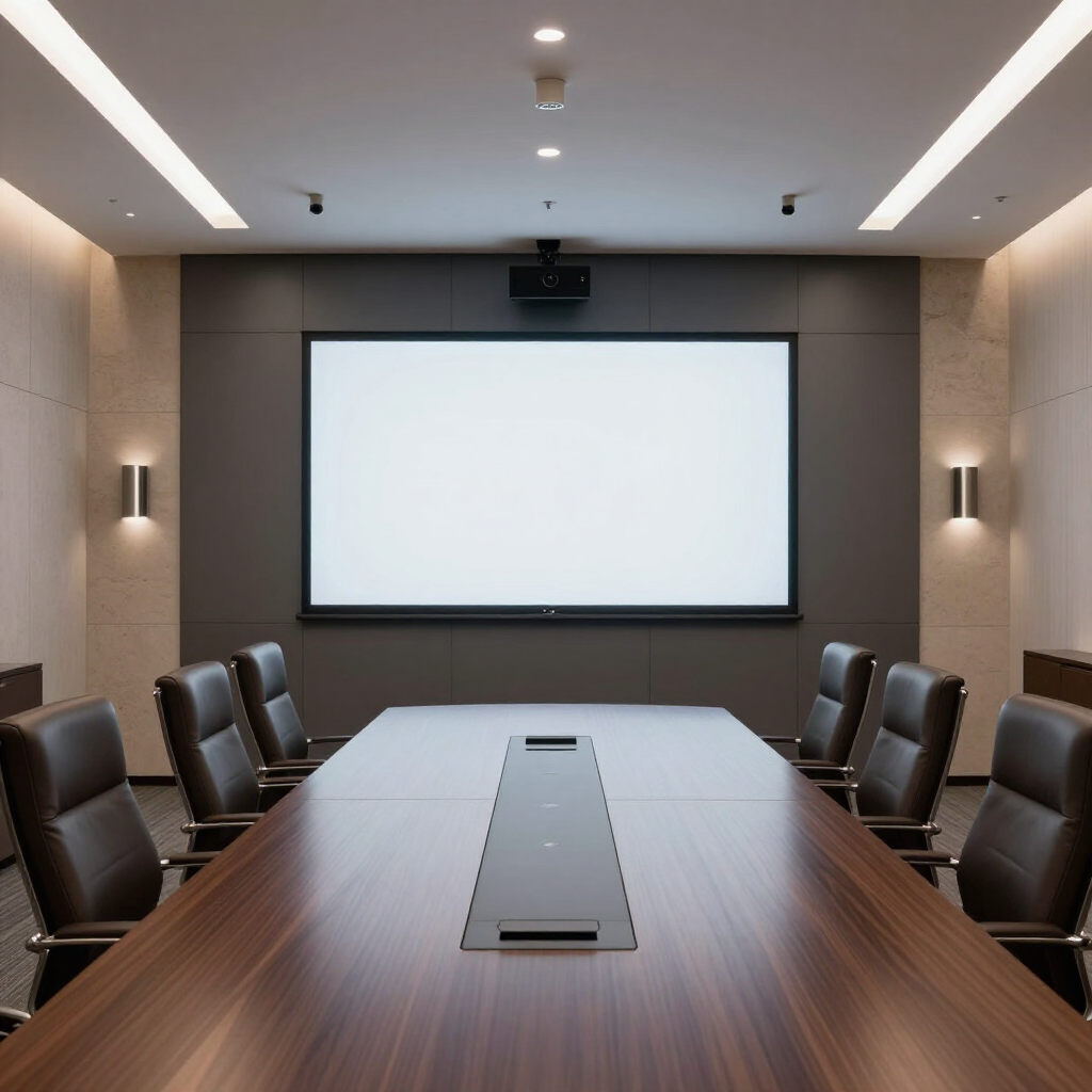 Sala de videoconferencia corporativa