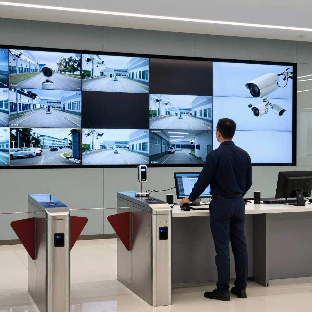 Videovigilancia y control de acceso empresarial