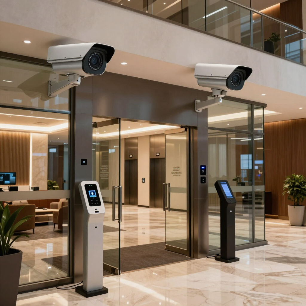 Instalación de videovigilancia corporativa