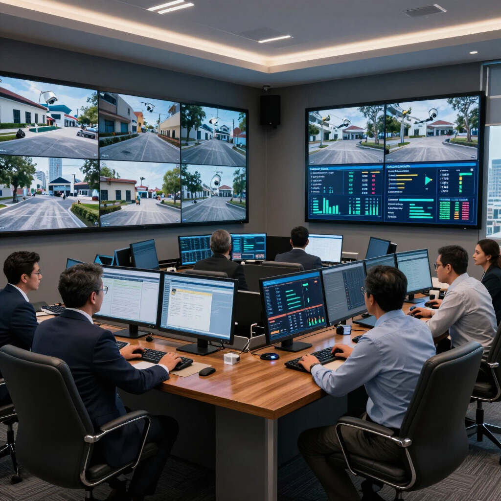 Centro de monitoreo y seguridad