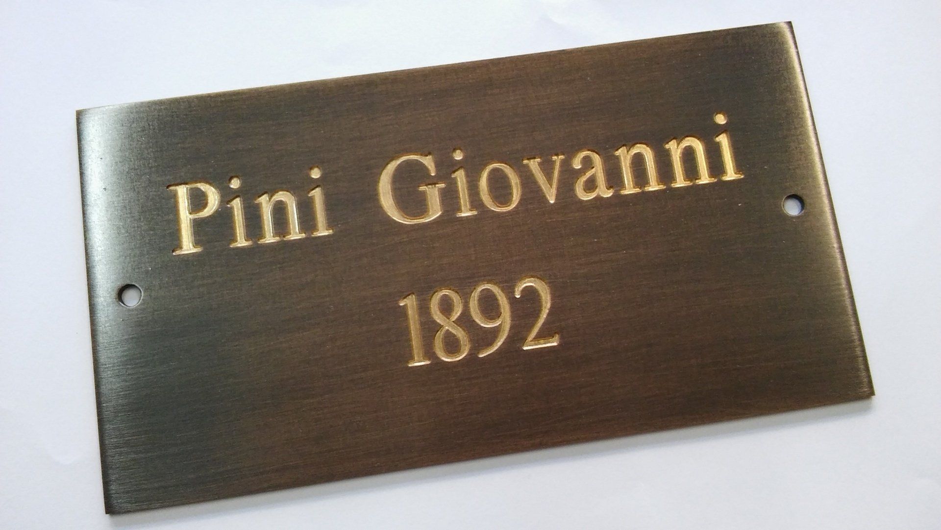 targhe personalizzate