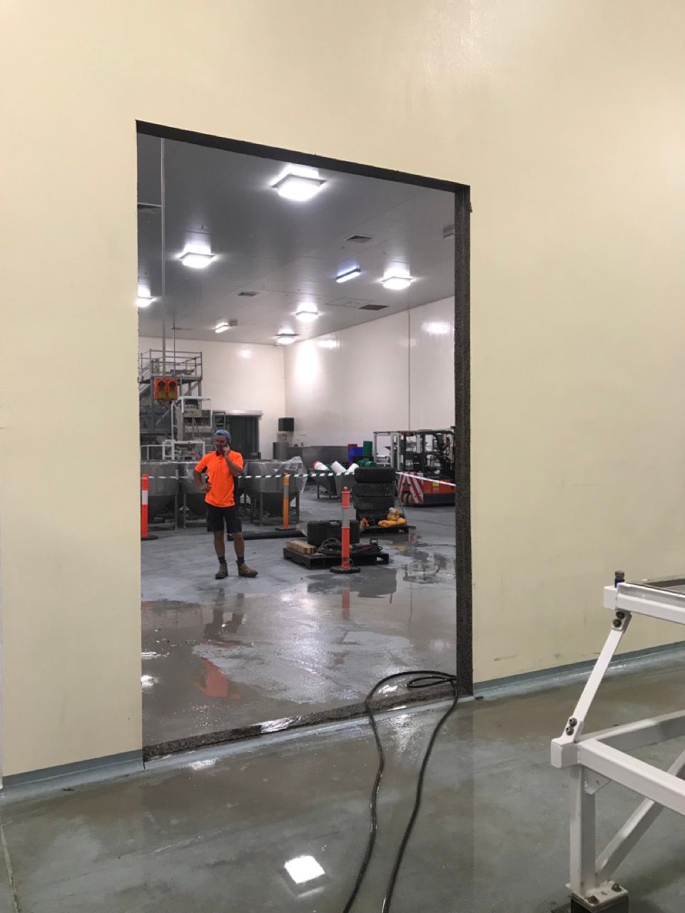 Concrete Wall After Track Wall Sawed — Concrete Cutting in Agnes Water, QLD