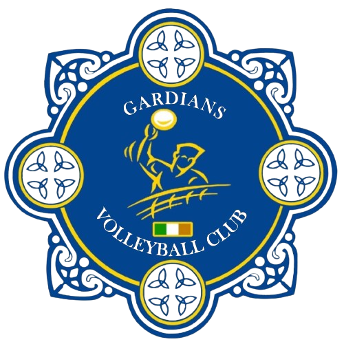 The logo for the guardians volleyball club