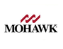 Mohawk logo: Red abstract "M" above black word "MOHAWK".