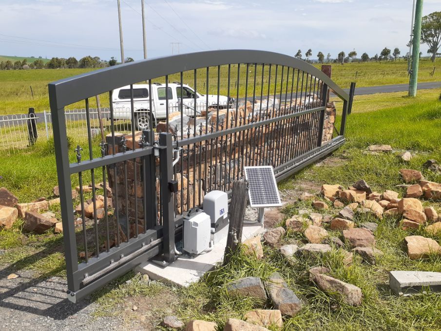 Sliding Metal Gate in Yard - Handrails in Shoalhaven, NSW